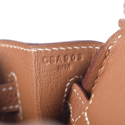 Hermes Togo Birkin 25 Gold 16 of 33