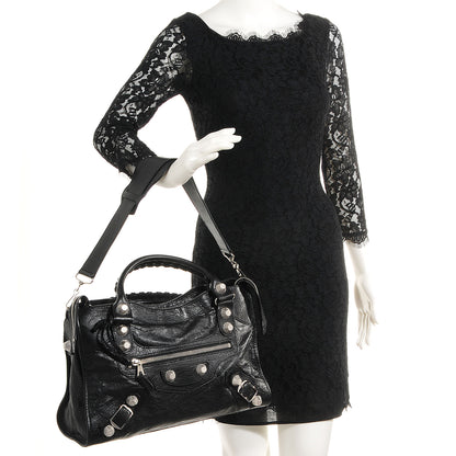 Balenciaga Agneau Giant 21 Silver Hardware City Black 2 of 12