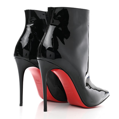 Christian Louboutin Patent So Kate Booty 100 Ankle Boots 38.5 Black 4 of 7
