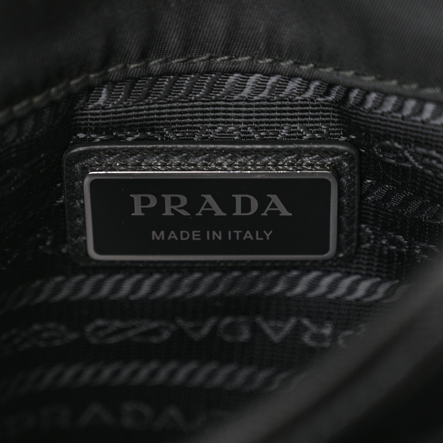 Prada Re-Nylon Saffiano Mini Pocket Single Snap Buckle Messenger Bag Black 6 of 11