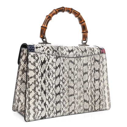 Gucci Snakeskin Small Lilith Top Handle Bag Beige 2 of 4