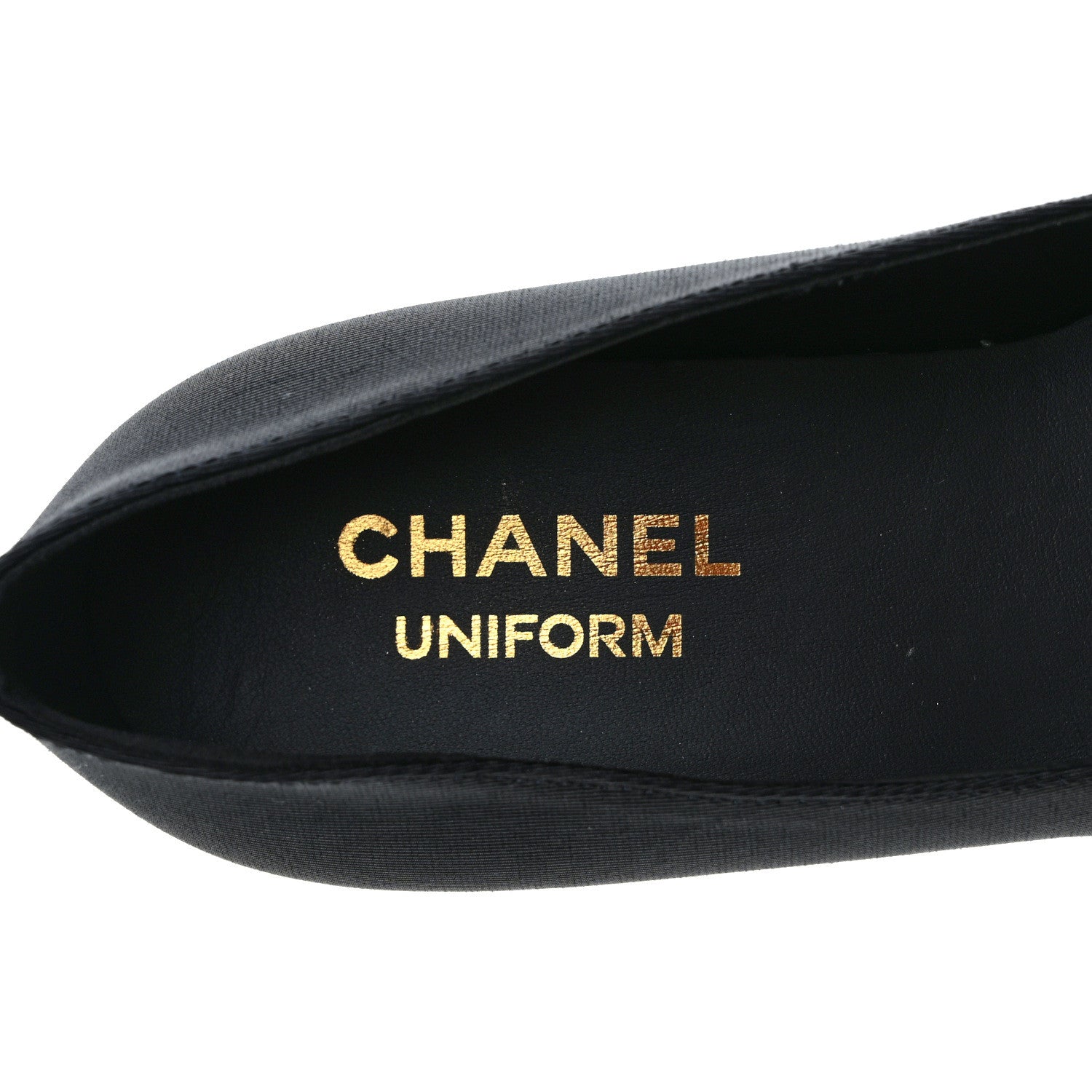 Chanel Lambskin Cap Toe CC Pumps 36 Black 7 of 8