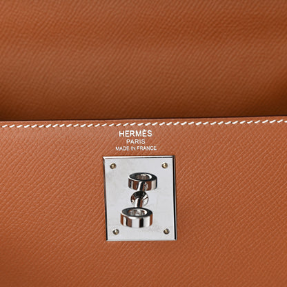 Hermes Epsom Kelly Sellier 28 Gold 7 of 10