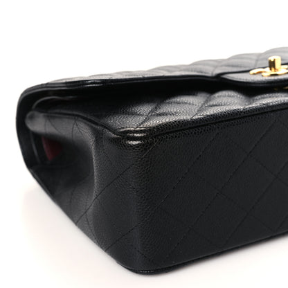 Chanel Caviar Quilted Jumbo Double Flap Black 8 of 10