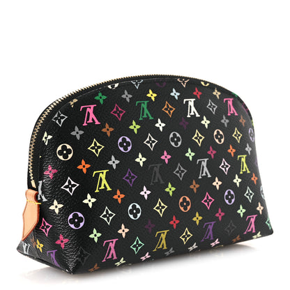Louis Vuitton Monogram Multicolor Cosmetic Pouch Black Grenade 3 of 9
