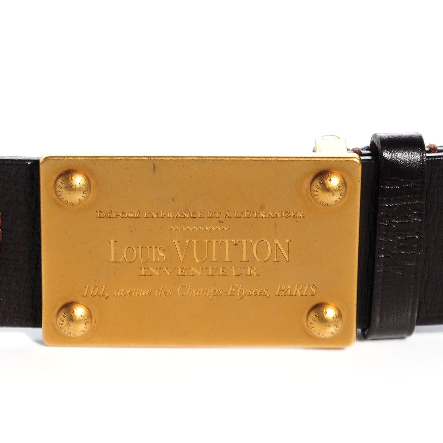 Utah Inventeur Belt 110 44 Coffee Brown