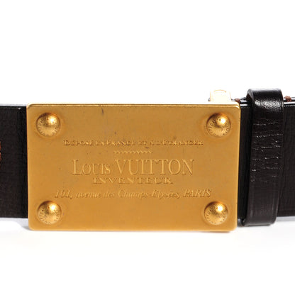 Louis Vuitton Utah Inventeur Belt 110 44 Coffee Brown 4 of 7