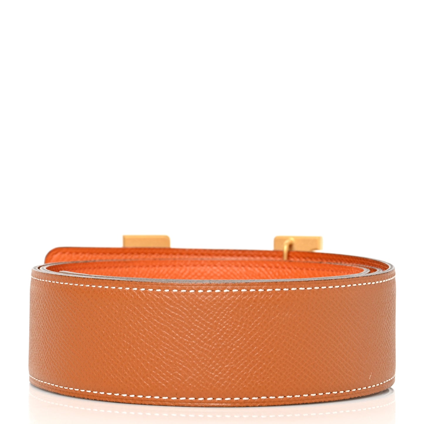 Epsom 42mm Constance 2 H Belt 100 Gold Orange
