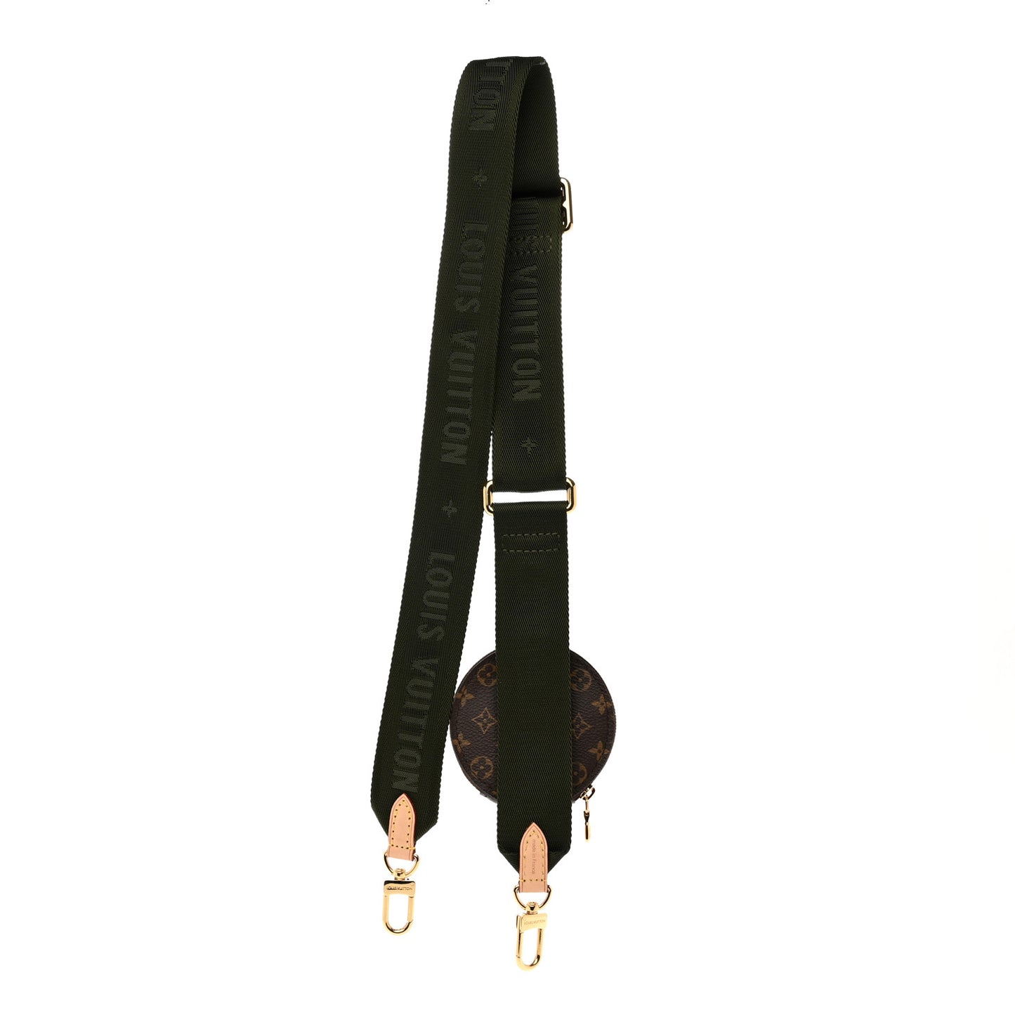Monogram Multi Pochette Accessories Bandouliere Shoulder Strap Kaki