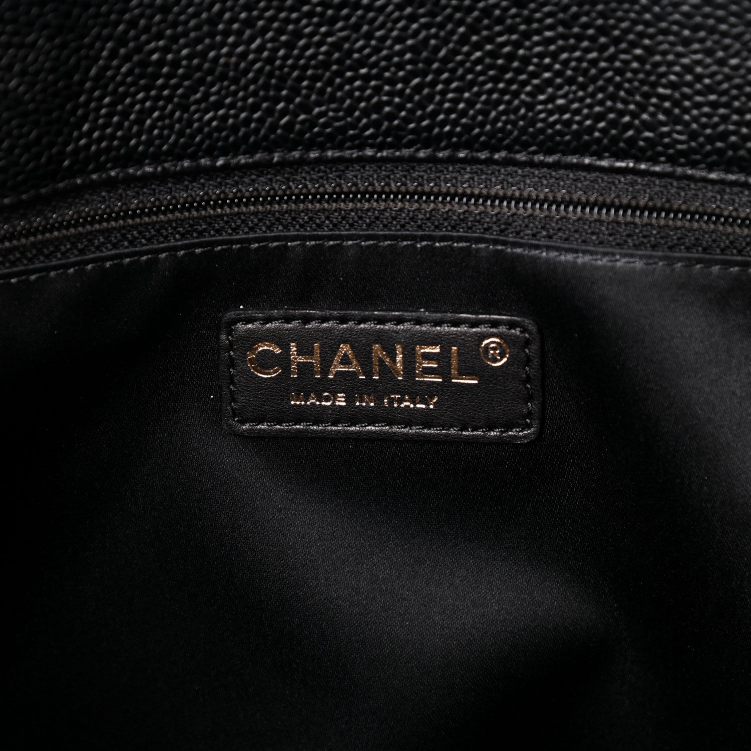 Chanel Caviar Quilted Grand Shopping Tote GST Black 6 of 10