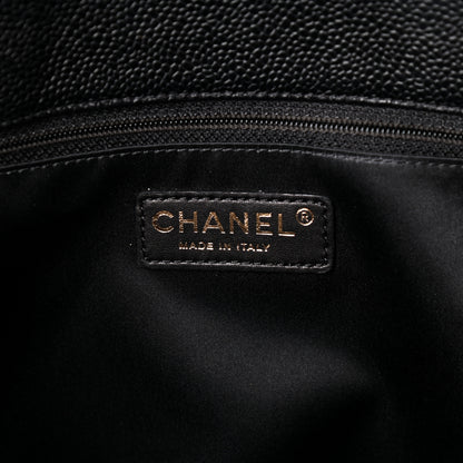 Chanel Caviar Quilted Grand Shopping Tote GST Black 6 of 10