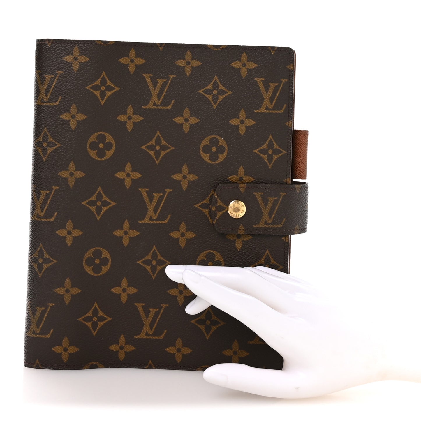 Monogram Large Ring Agenda Cover