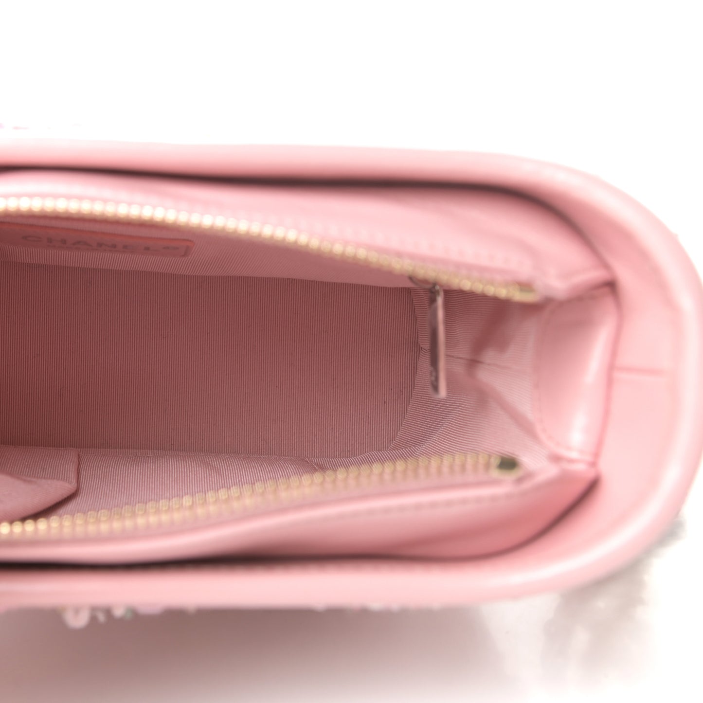 Tweed Calfskin Small Gabrielle Hobo Light Pink