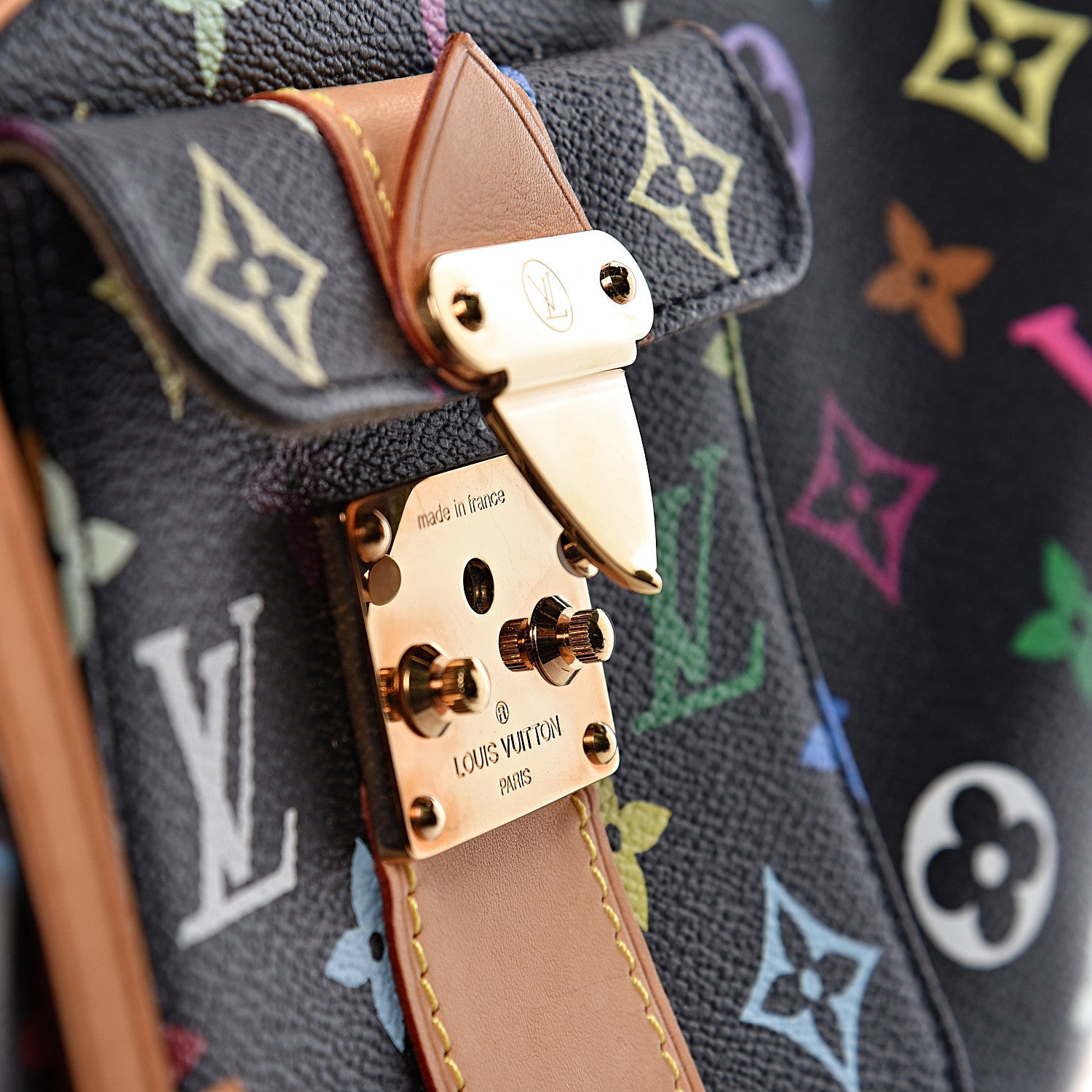 Louis Vuitton Monogram Multicolor Speedy 30 Black 9 of 11