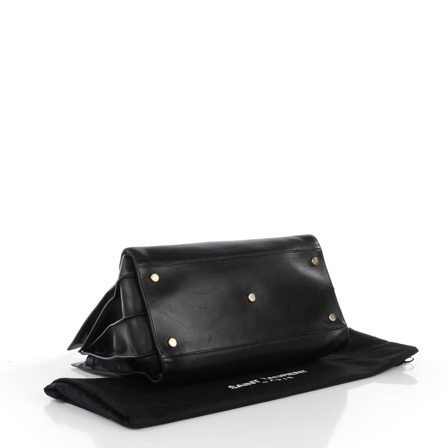 Calfskin Large Sac De Jour Carryall Black