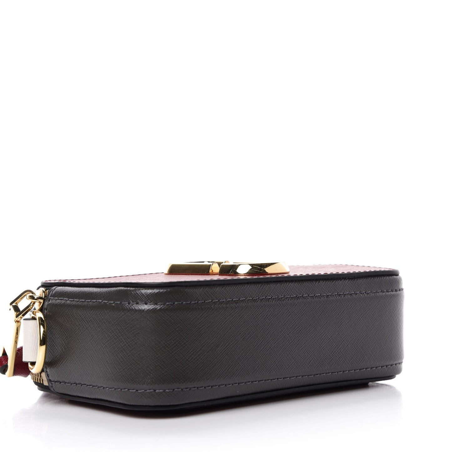 Saffiano Small Snapshot Camera Bag Red Multicolor