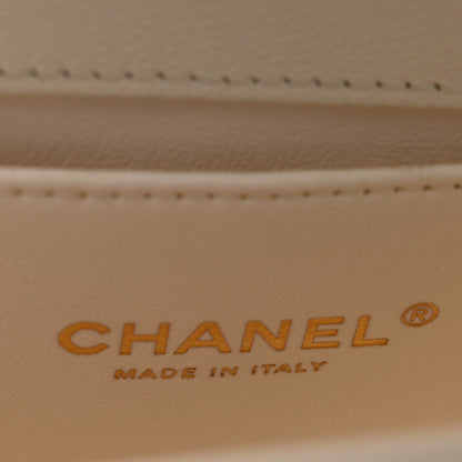 Chanel Caviar Quilted Small Chain Around Boy Flap White 6 of 13