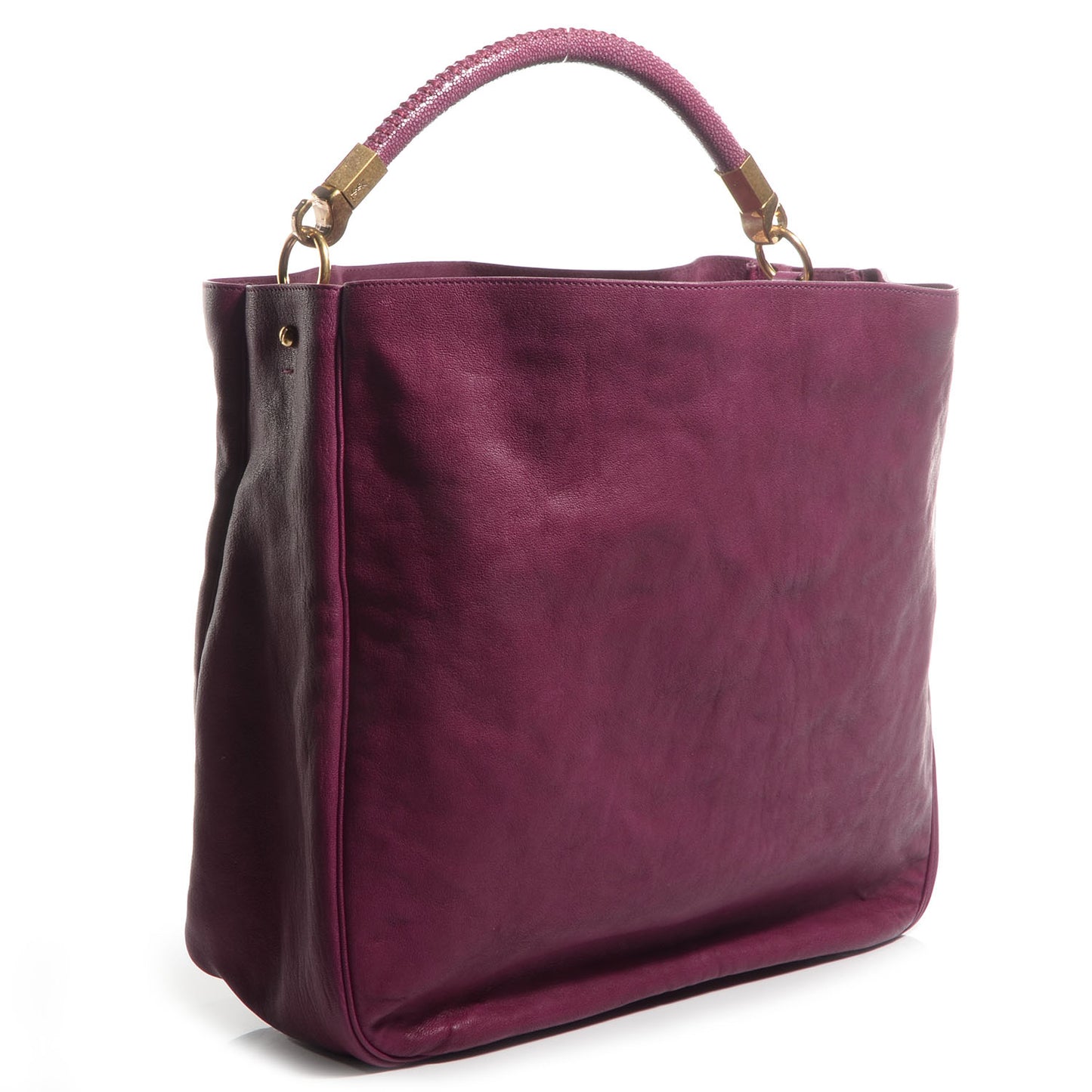Sheepskin Stingray Large Roady Hobo Magenta