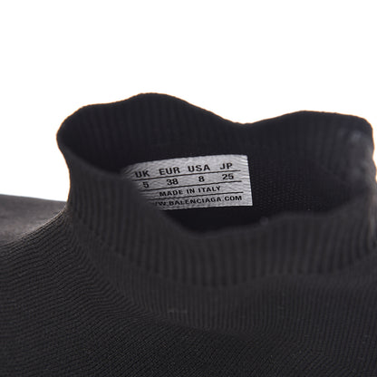 Balenciaga Neoprene Knit Womens Speed Sneakers 38 Black White 7 of 11