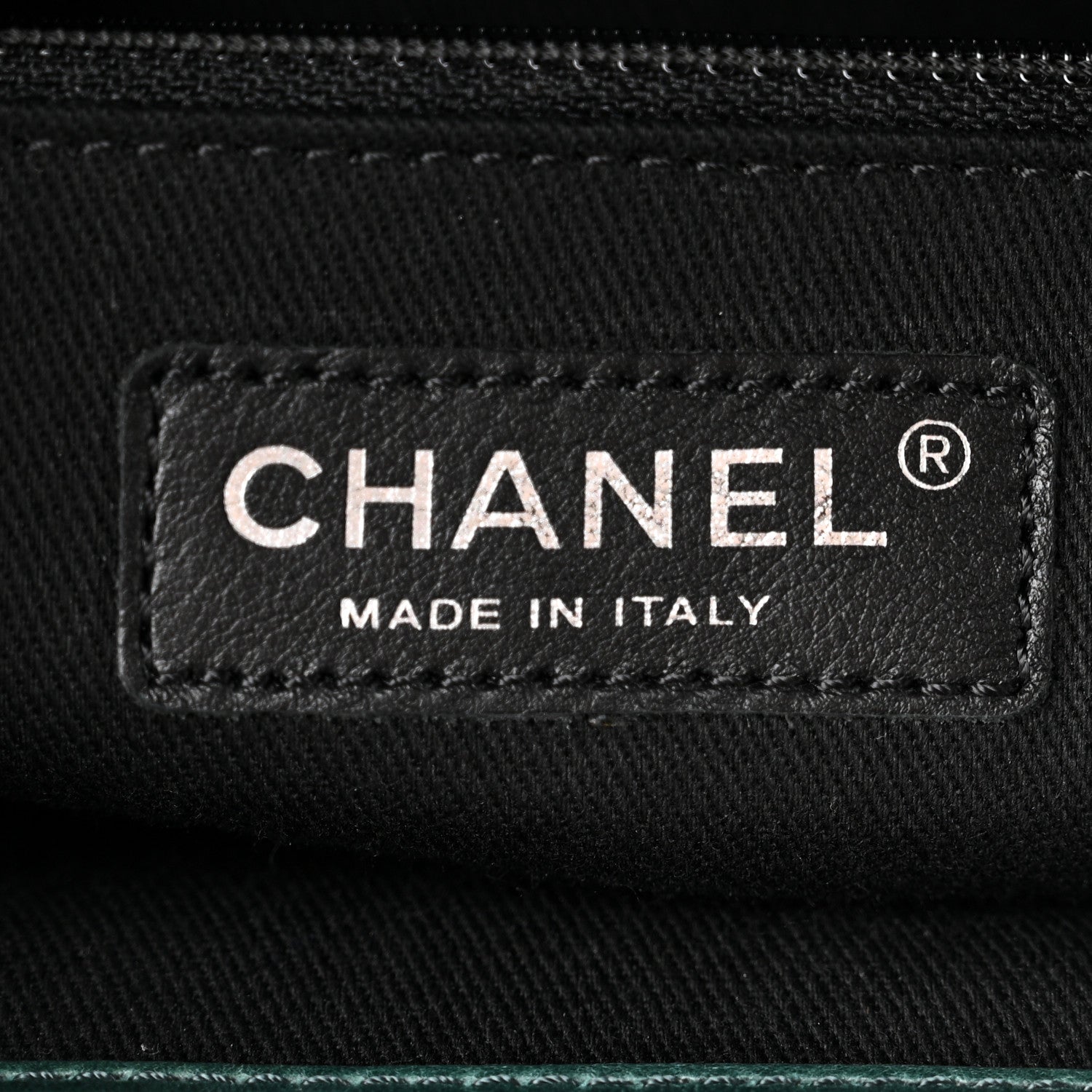 Chanel Glazed Calfskin Quilted Large CC Delivery Tote Green 5 of 9