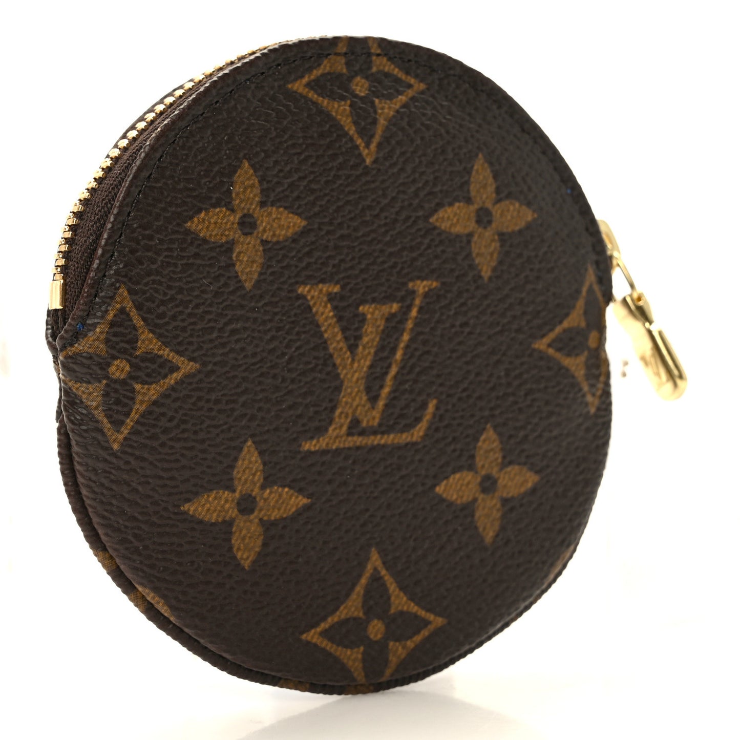 Monogram 2019 Christmas Animation Round Coin Purse Blue