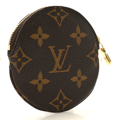 Louis Vuitton Monogram 2019 Christmas Animation Round Coin Purse Blue 2 of 6