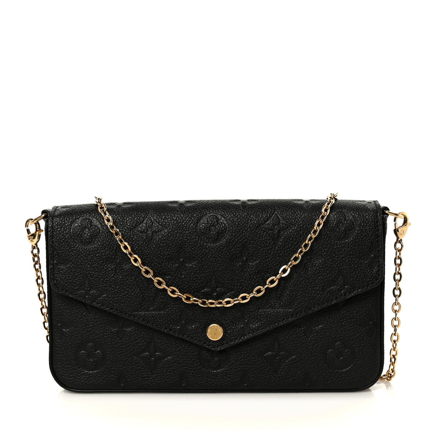 Empreinte Pochette Felicie Chain Wallet Black