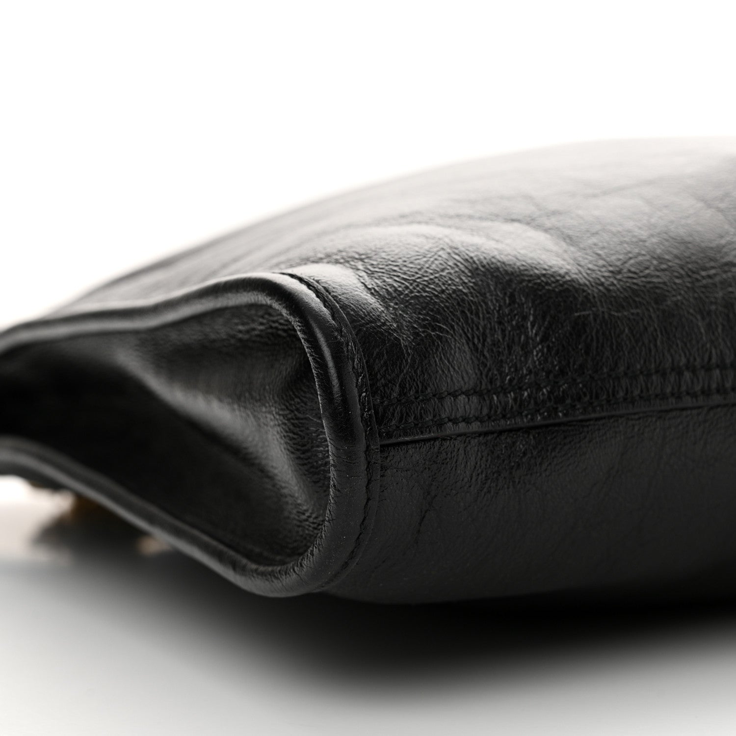 Gucci Calfskin Maxi Rajah Chain Tote Black 10 of 12