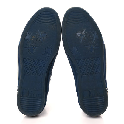 Christian Dior Transparent Canvas Raised Oblique Mens B23 High Top Sneakers 43 Blue 5 of 10