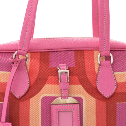 Prada Canvas Canapa St. Soho Bowler Bag Lacca 8 of 15