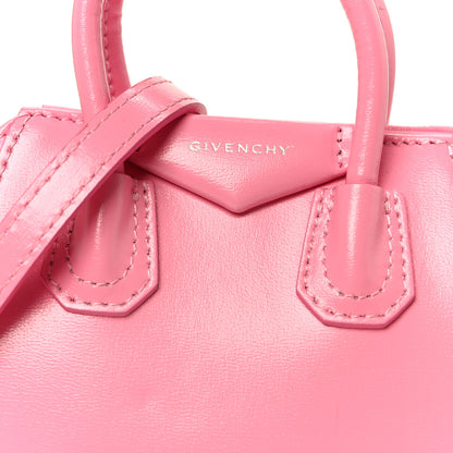 Givenchy Shiny Lord Calfskin Micro Antigona Bright Pink 8 of 10