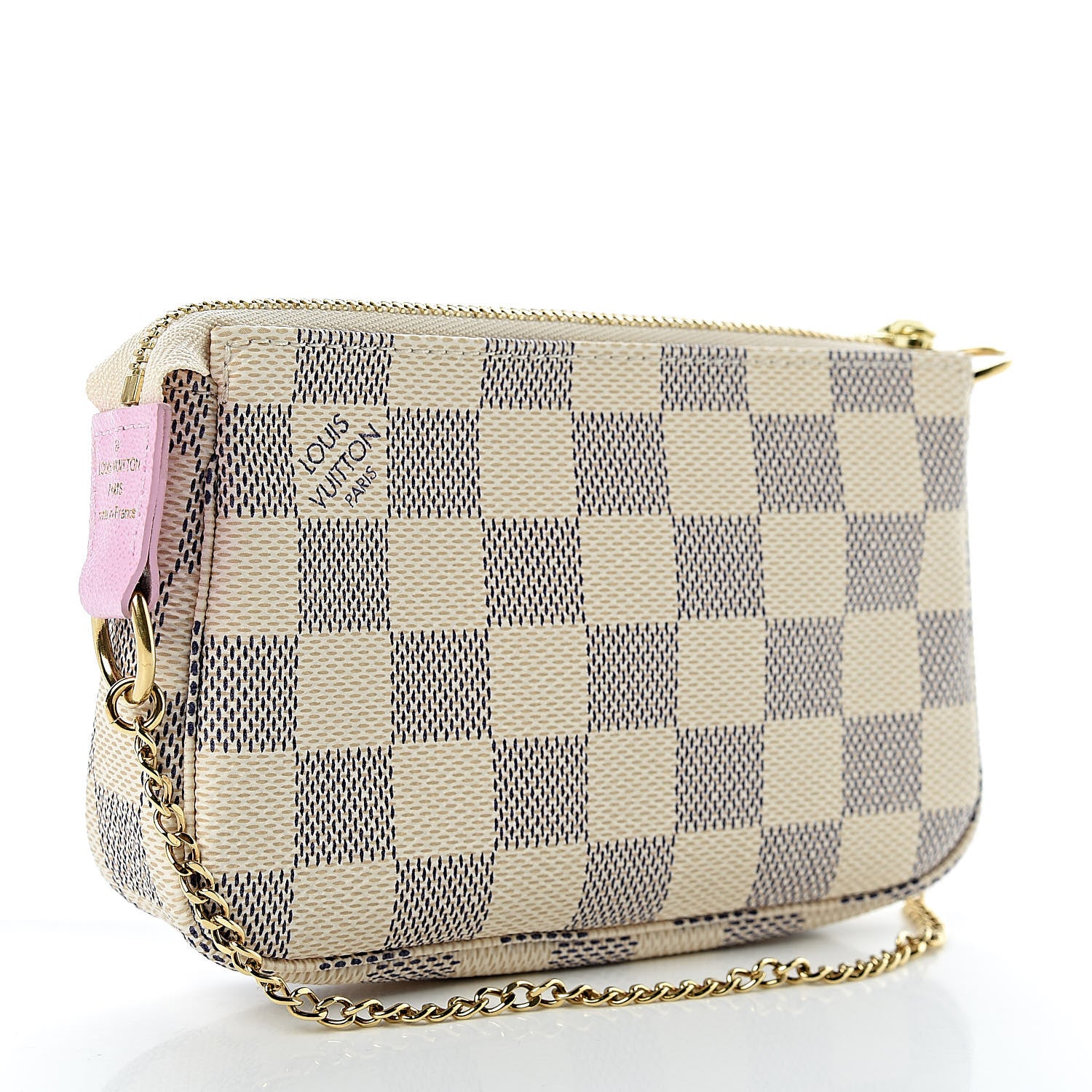 Louis Vuitton Damier Azur 2016 Christmas Animation Mini Pochette Accessories 3 of 7