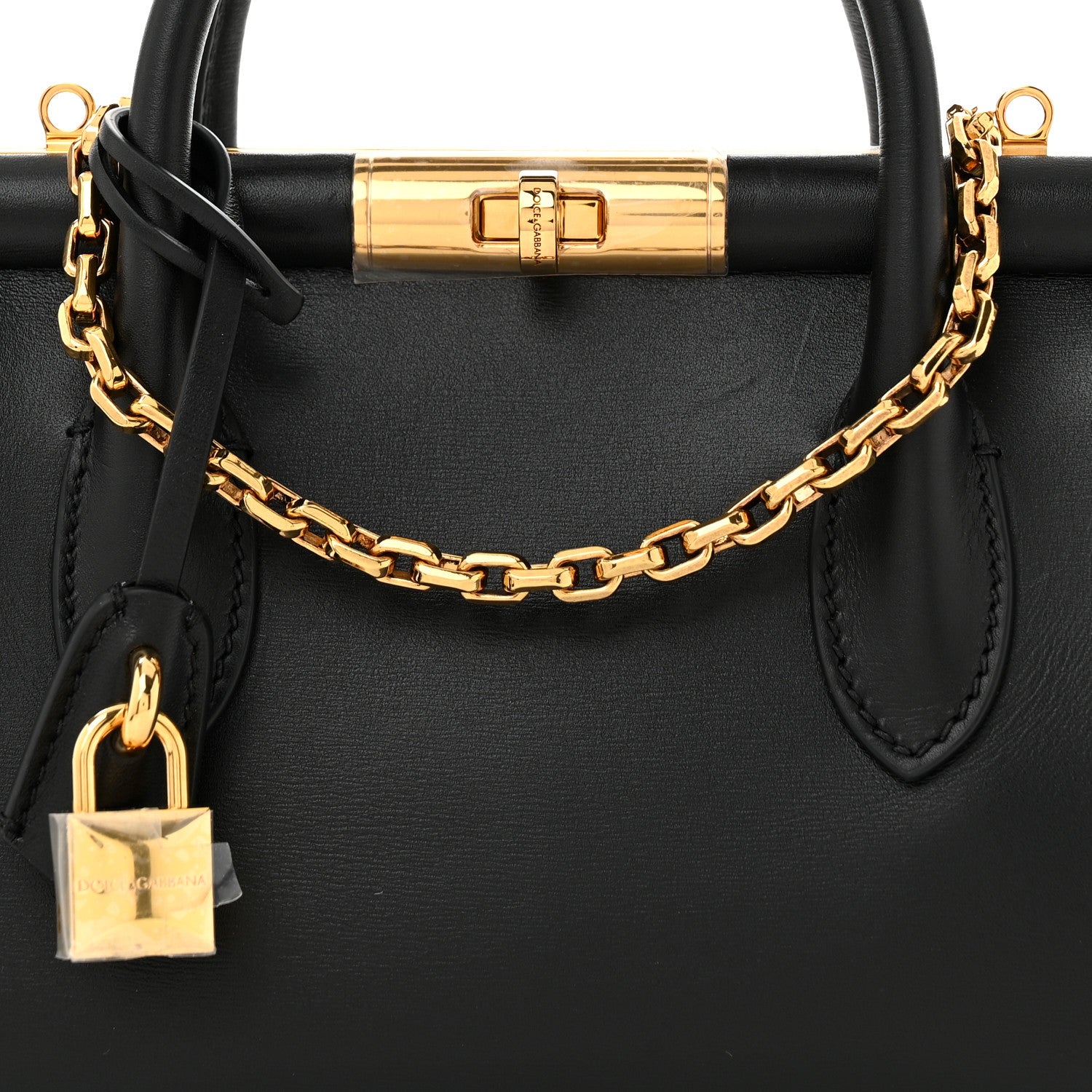 Dolce & Gabbana Vitello Mini Marlene Day Bag Black 7 of 9