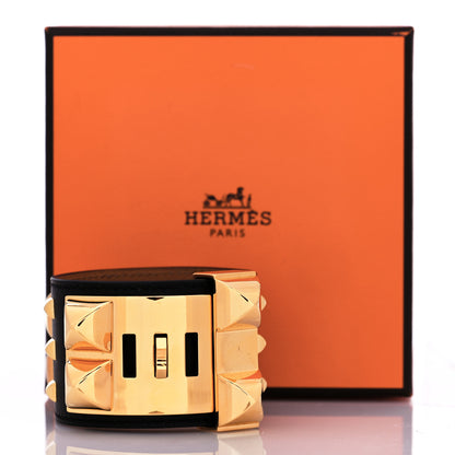 Hermes Swift Collier de Chien CDC Studded Bracelet T2 Black 8 of 8