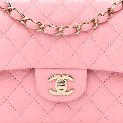 Chanel Caviar Quilted Small Double Flap Pink 8 of 11