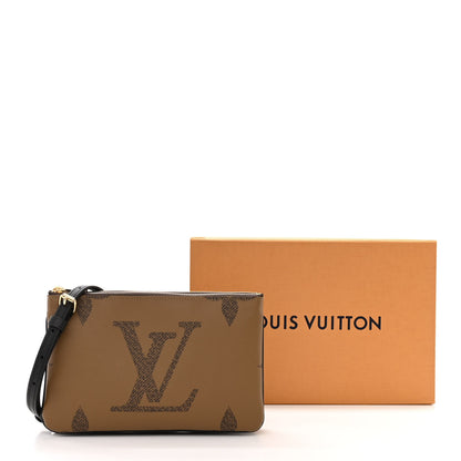Louis Vuitton Reverse Monogram Giant Double Zip Pochette 12 of 12