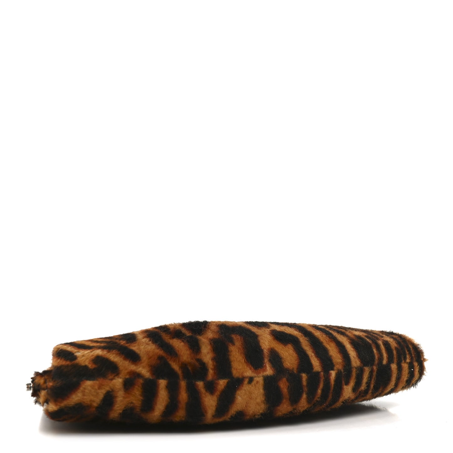 Pony Hair Leopard Mini Top Lock Bag Beige Moyen Red