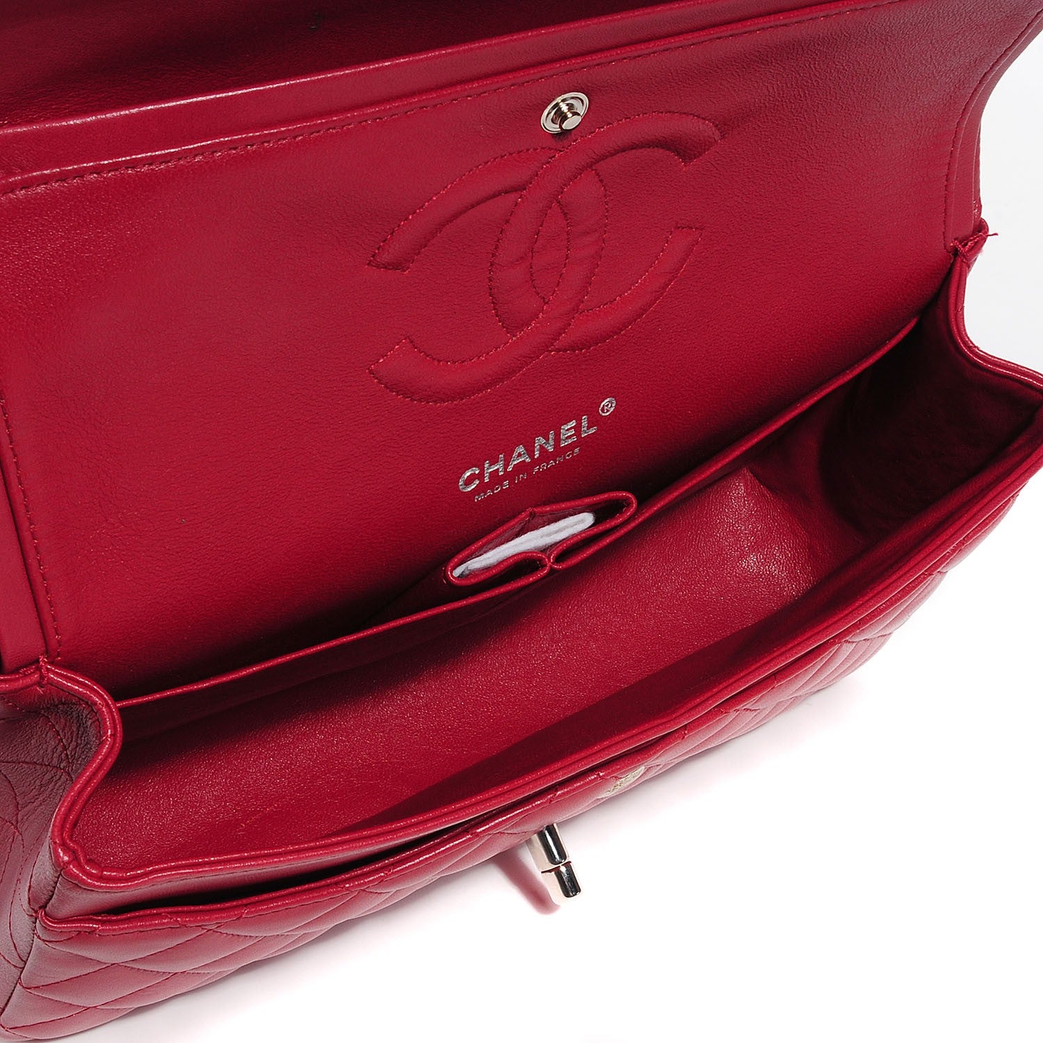 Chanel Calfskin Quilted Medium Boy Flap Black 14 of 18