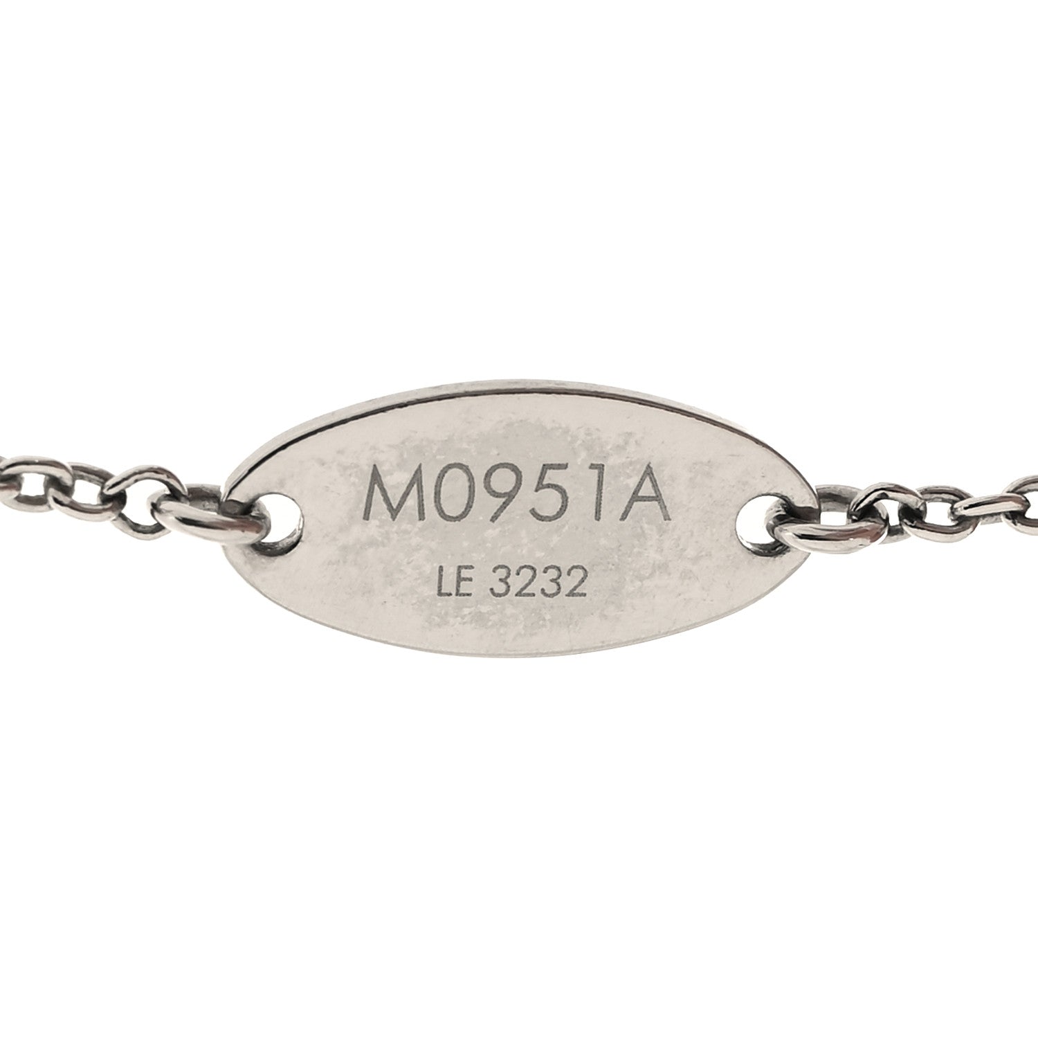 Louis Vuitton Metal Louisette Charm Bracelet Silver 5 of 5