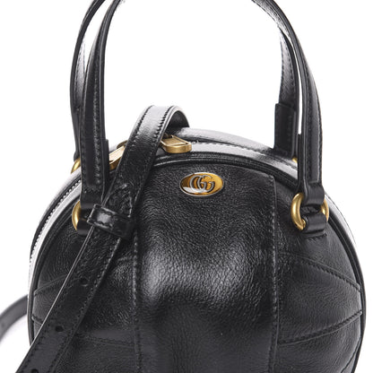 Gucci Piuma Lux Energy Mini Tifosa Basketball Shaped Shoulder Bag Black 9 of 9