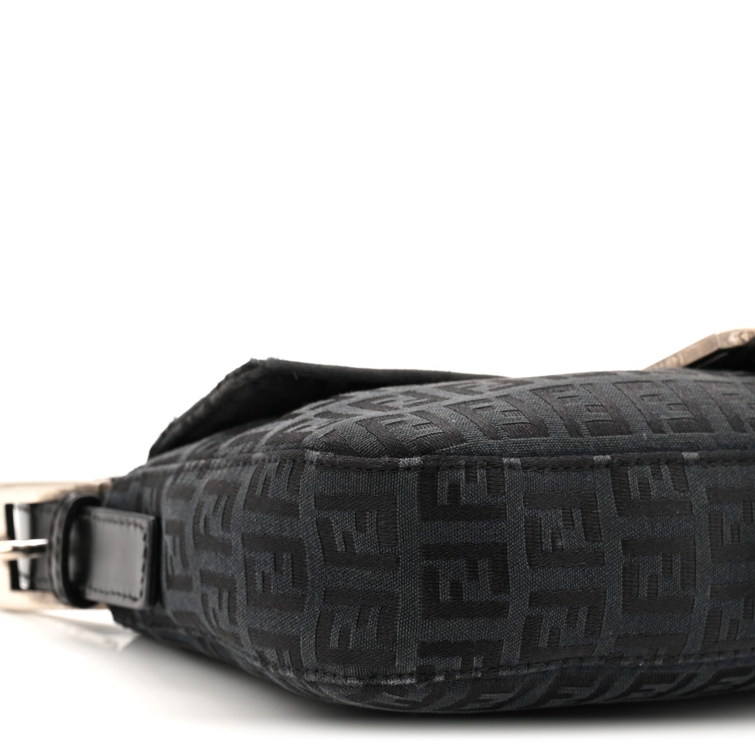 Fendi Zucchino Baguette Black 8 of 11