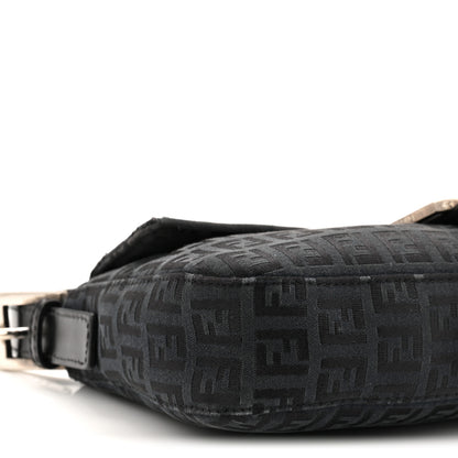 Fendi Zucchino Baguette Black 8 of 11