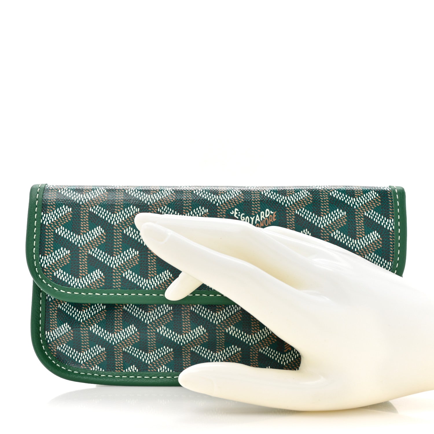 Goyard Goyardine Pouch Green 2 of 7