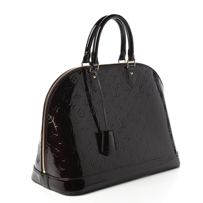 Louis Vuitton Vernis Alma GM Amarante 3 of 10