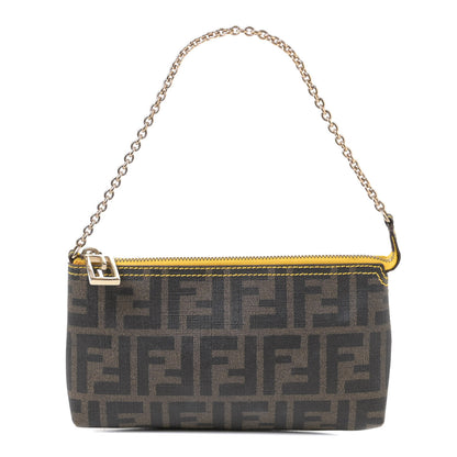 Fendi Zucca Spalmati Pochette Tobacco Giallo 1 of 7