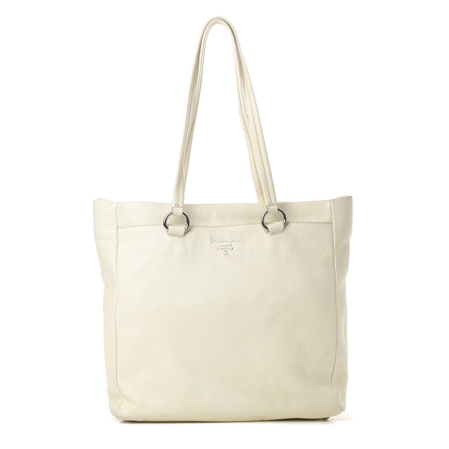 Prada Vitello Daino Tote Talco 1 of 15