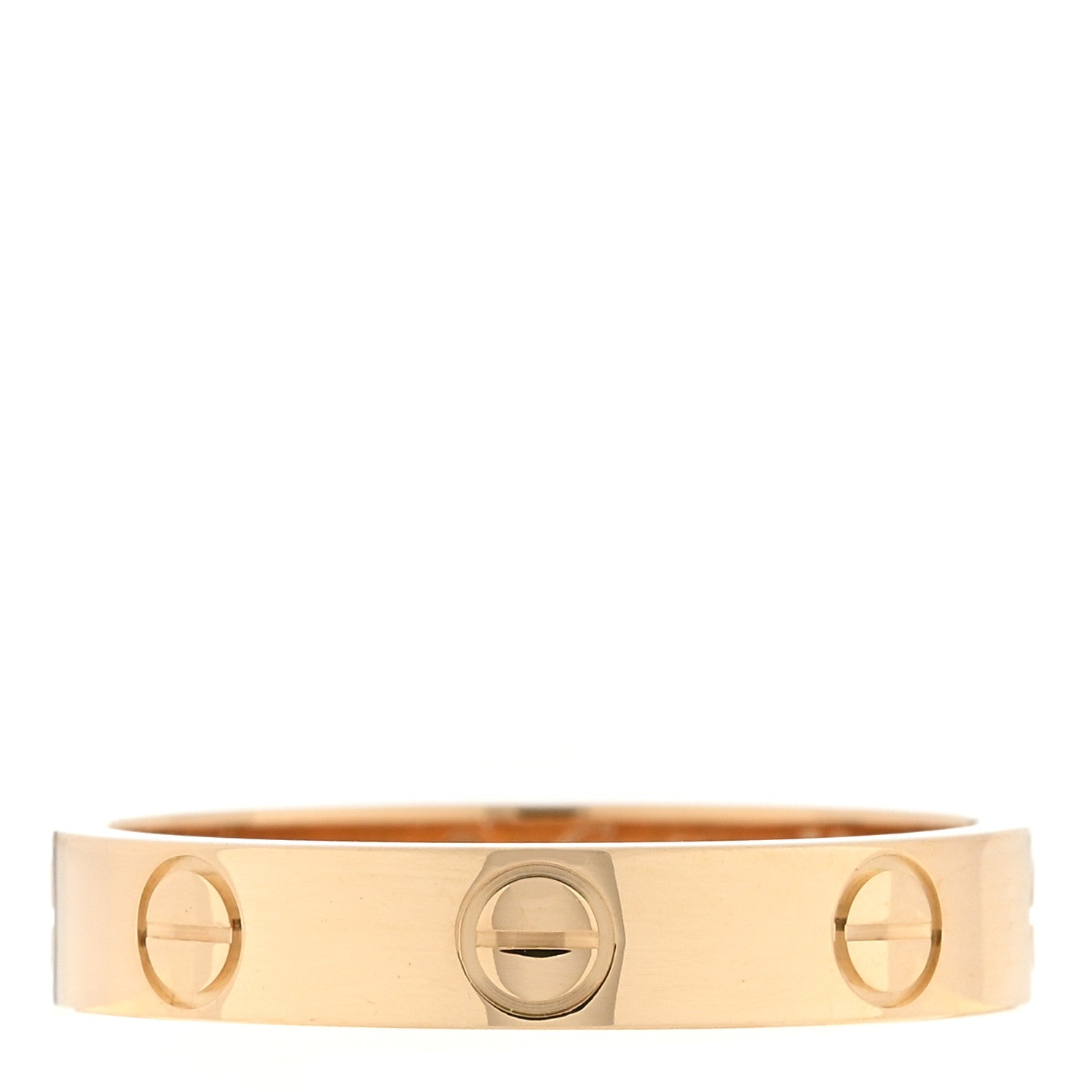 Cartier 18K Yellow Gold 3.5mm LOVE Wedding Band Ring 52 6 1 of 5