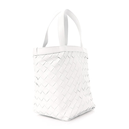 Bottega Veneta Nappa Intrecciato Small Flip Flap Tote Chalk 3 of 9