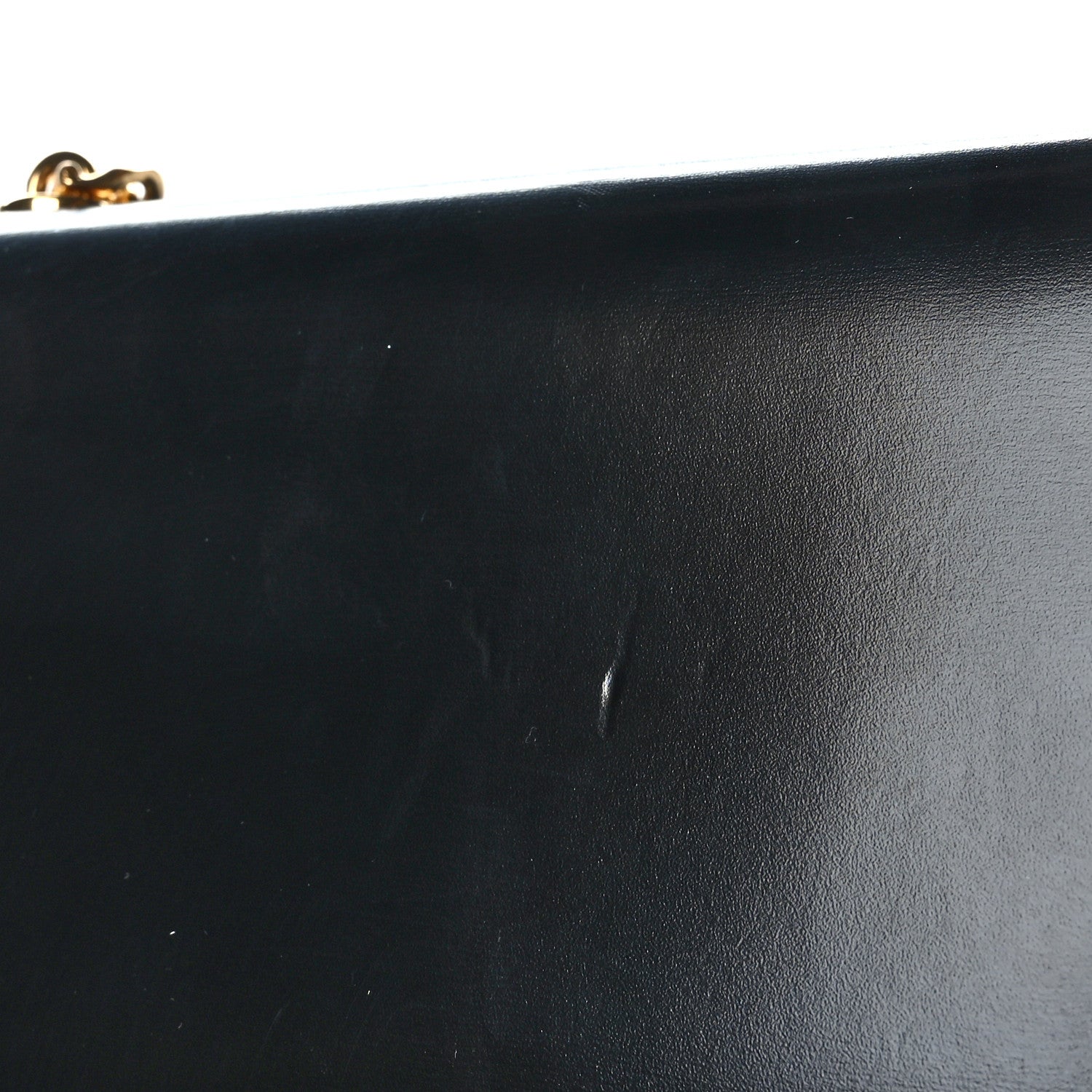 Celine Shiny Calfskin Triomphe Chain Shoulder Bag Black 12 of 12