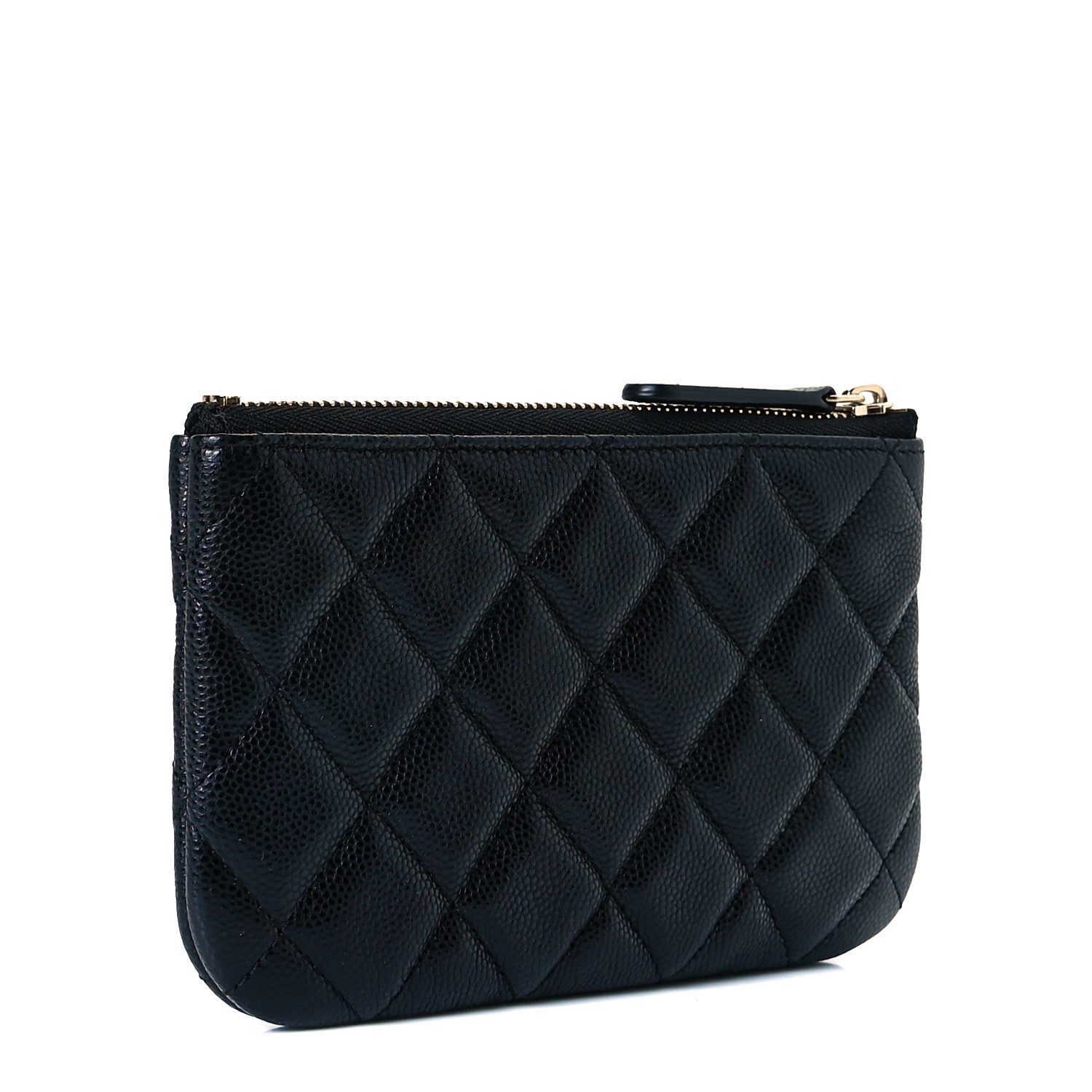 Chanel Caviar Quilted Small Cosmetic Case Black 3 of 7